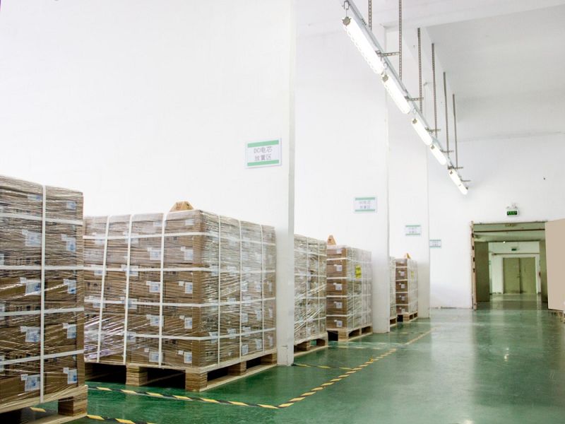 Lithium battery raw material warehouse with palletized cell Lithium battery raw material warehouse with palletized cell